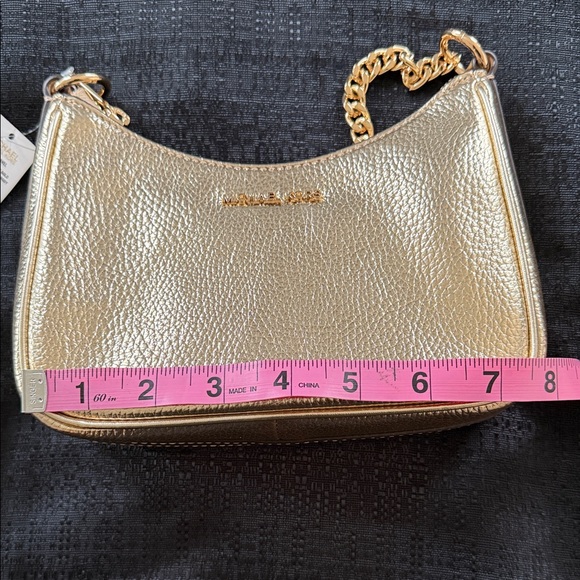 Michael Kors Metallic Gold Clutch